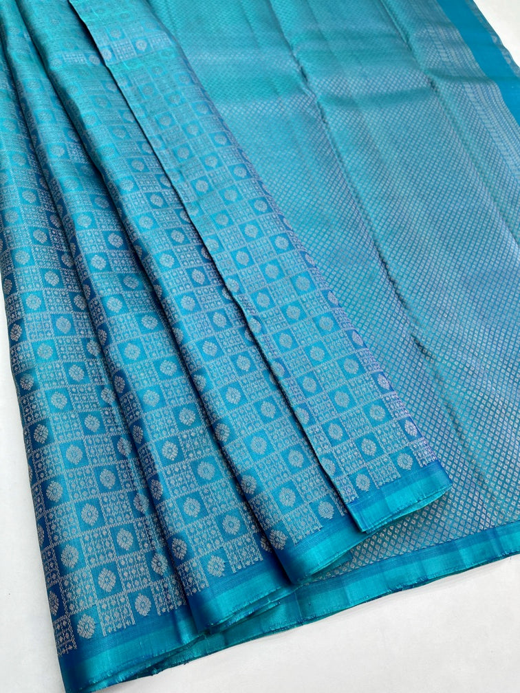 Sea Blue _ Soft Silk Saree