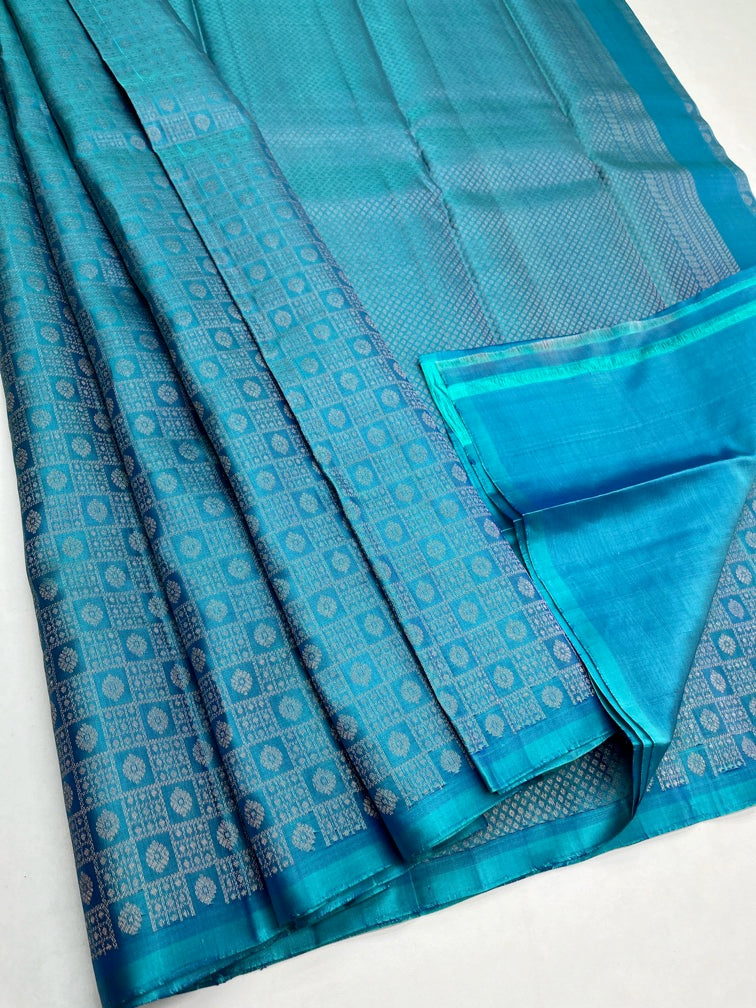 Sea Blue _ Soft Silk Saree