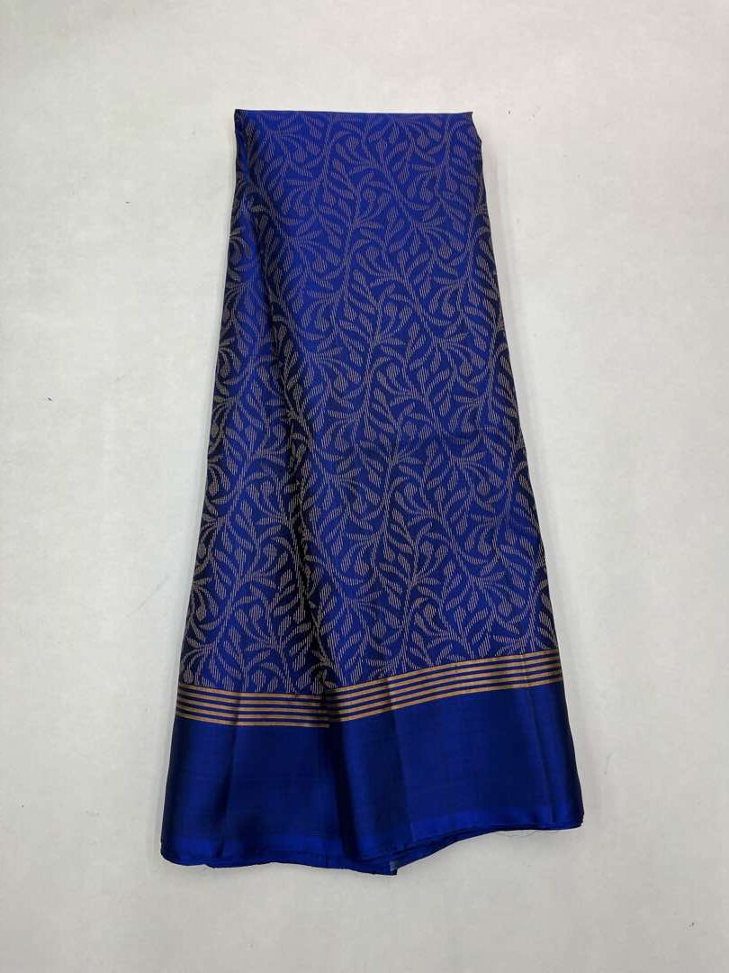 Beautiful Handloom Soft Silk Bridal saree in Blue color