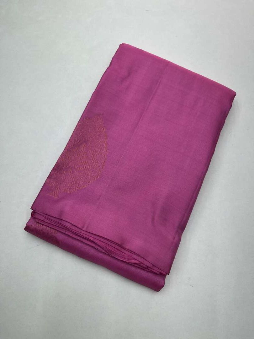 Pink - Soft Silk Saree