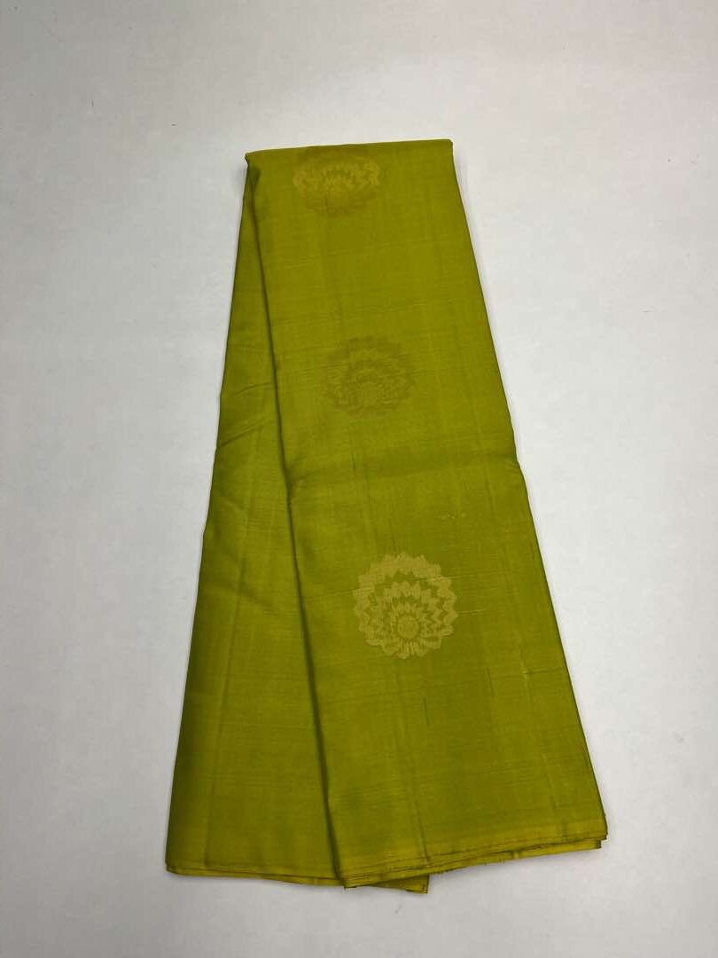 Beautiful Handloom Soft Silk Bhutta saree in Light Green Color