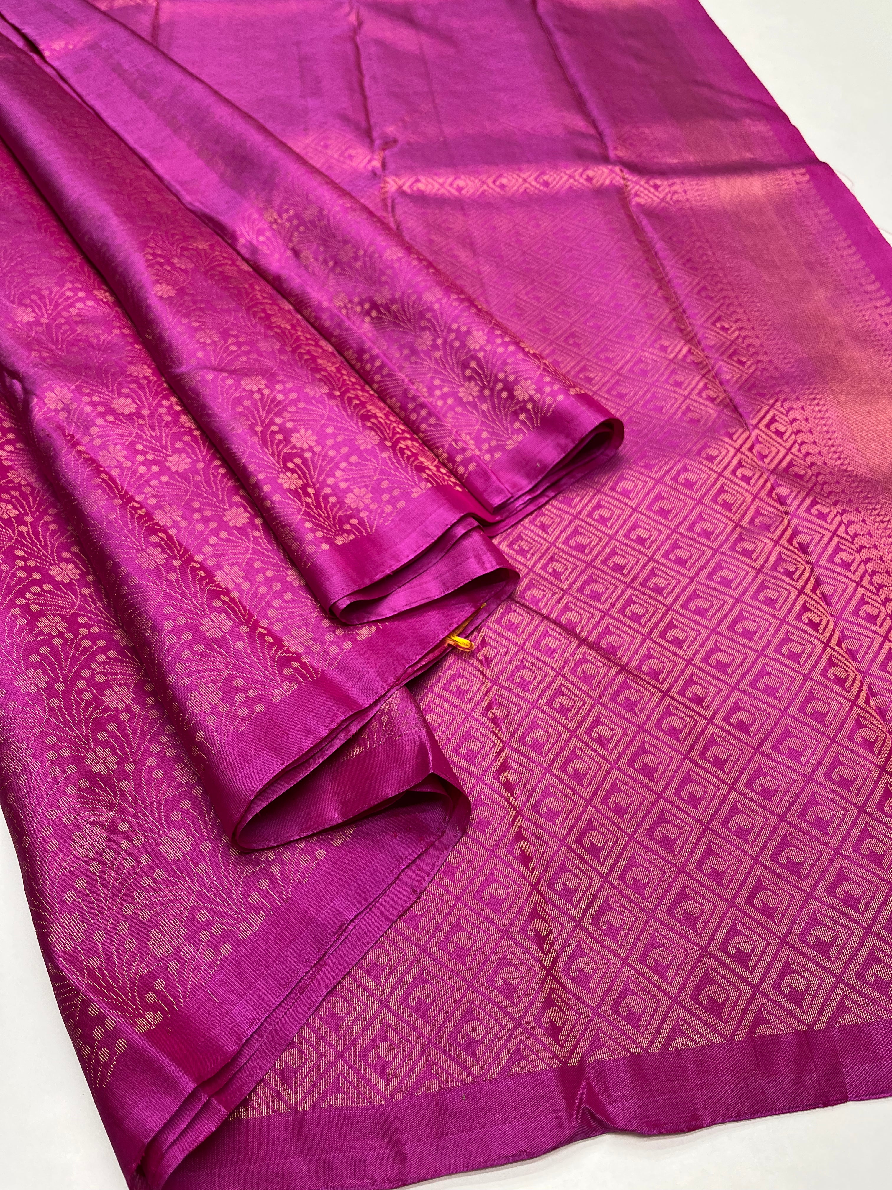 Pink - Soft Silk Saree