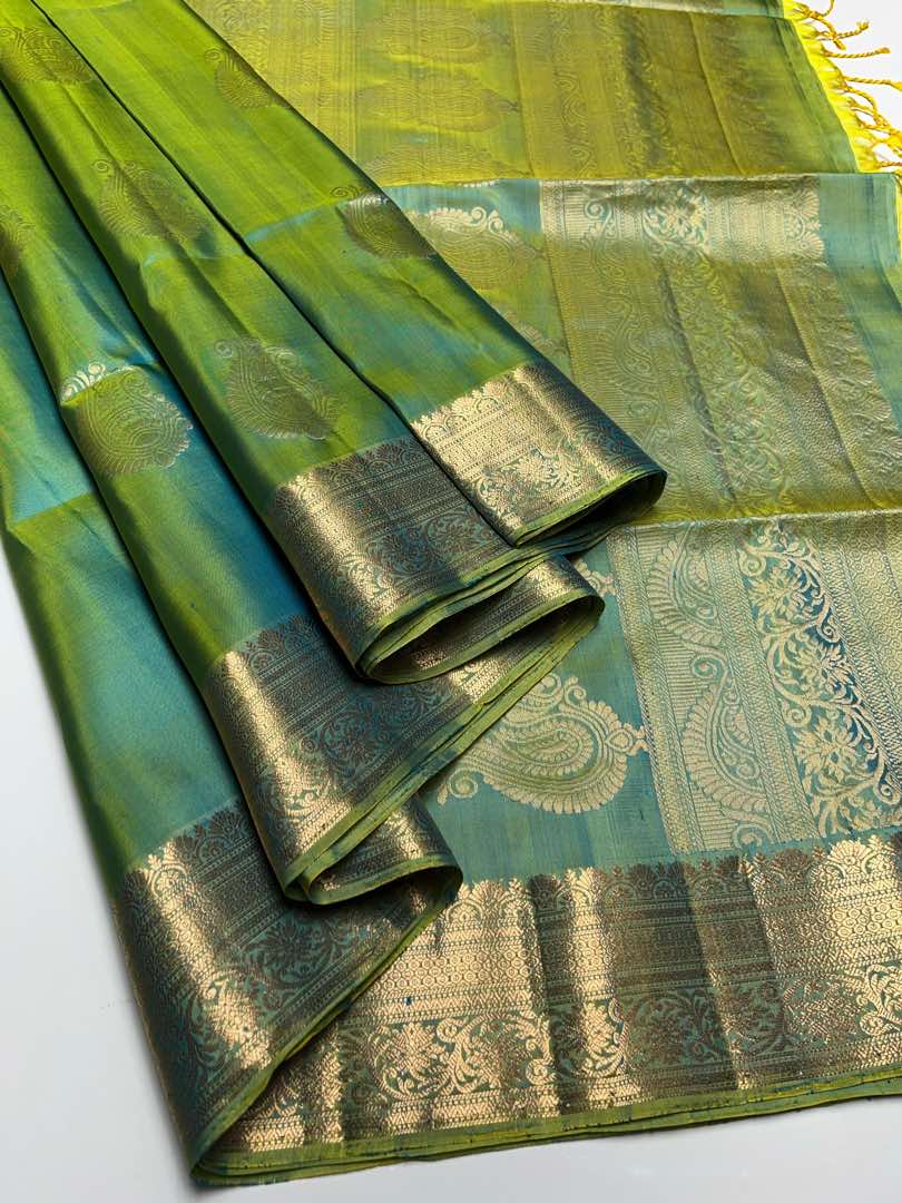 Sea Green - Soft Silk Saree