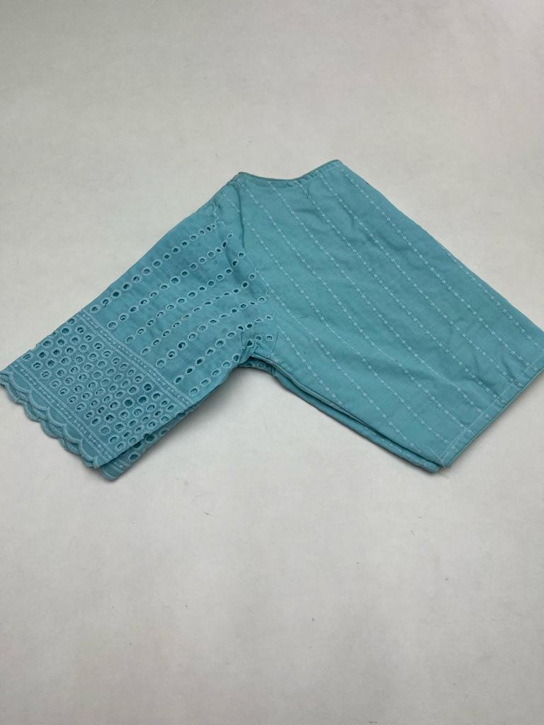 Readymade Hakoba blouse in Sky Blue Color